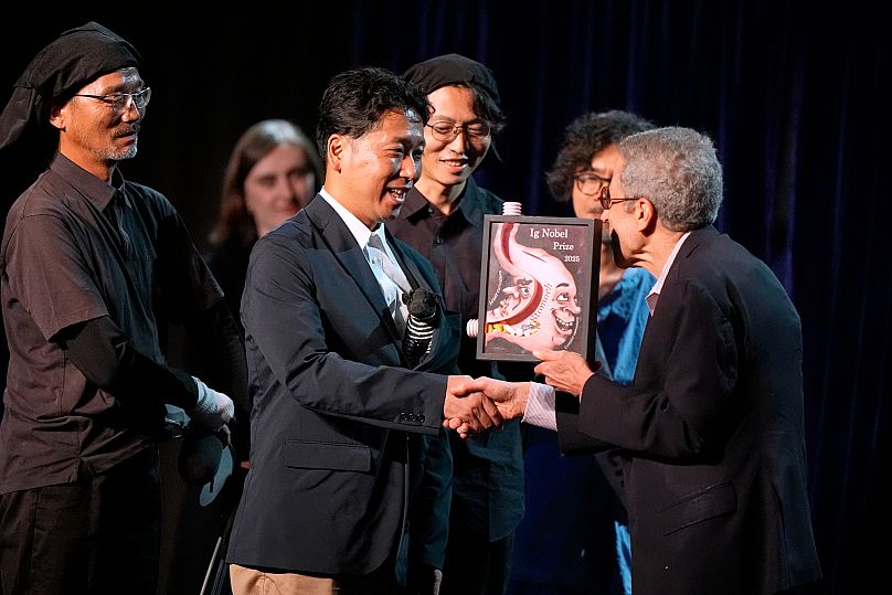 The winners of this year's Ig Nobel for biology