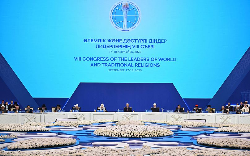 Participants of the Eighth Congress of the Leaders of World and Traditional Religions