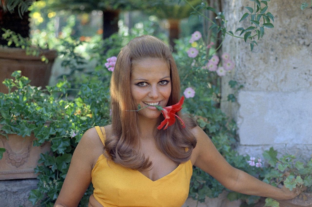 Italian actress Claudia Cardinale in August 1968