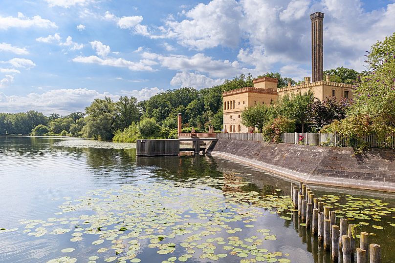 Meierei brewery and beer garden in Potsdam.