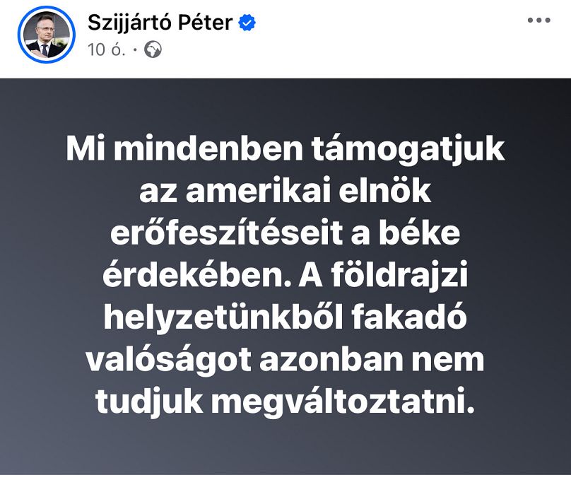 Szijjártó Péter az orosz olajról