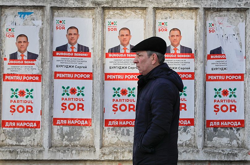 Propagande électorale du parti Șor, dirigé par l'oligarque moldave Ilan Shor, campagne de 2019.