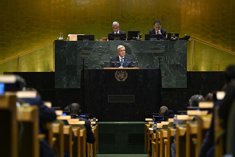 President Tokayev drew attention to concerning growth of military spending at UNGA80, 23 September, 2025