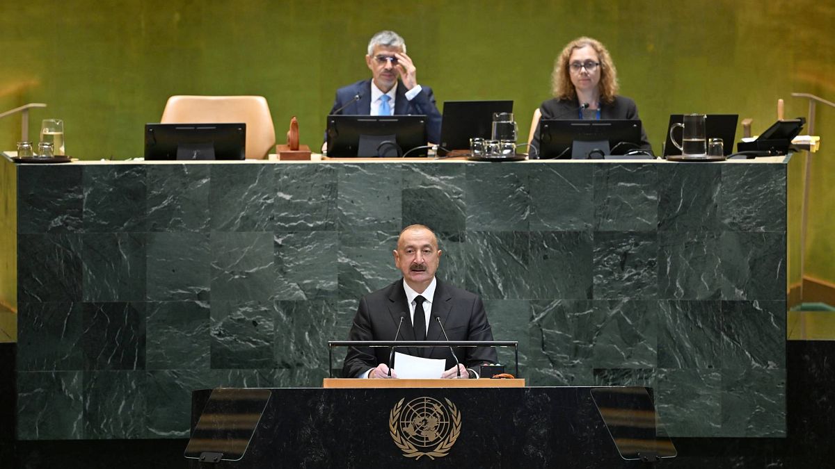 President Aliyev showcases Azerbaijan’s peace deal and energy leadership at UN