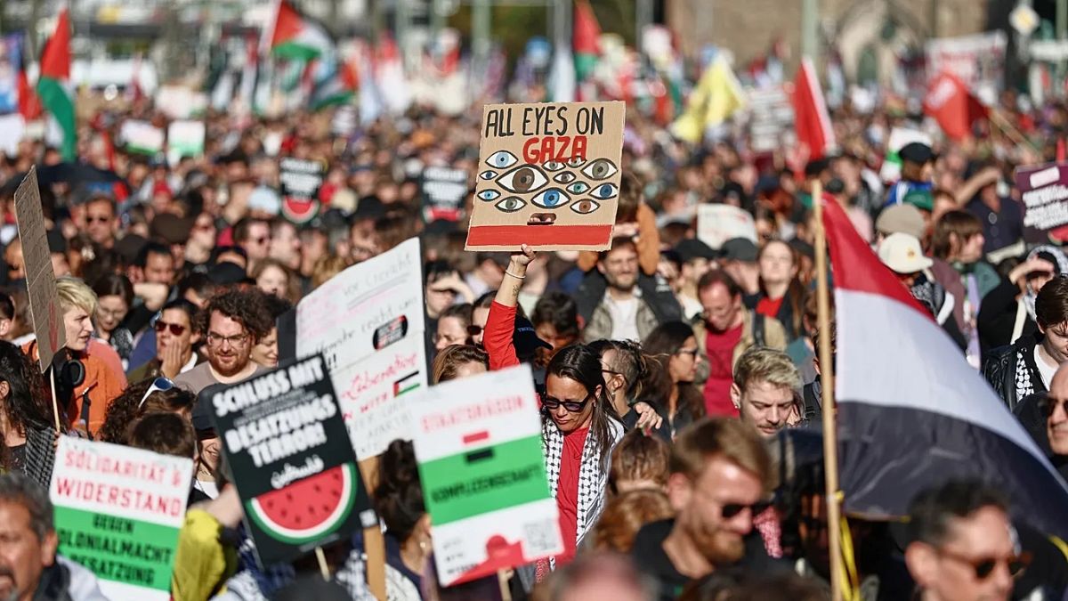 Da Alemanha à Itália: milhares protestam contra a guerra em Gaza