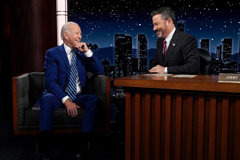 Joe Biden volt Jimmy Kimmel vendége, 2022 júniusában