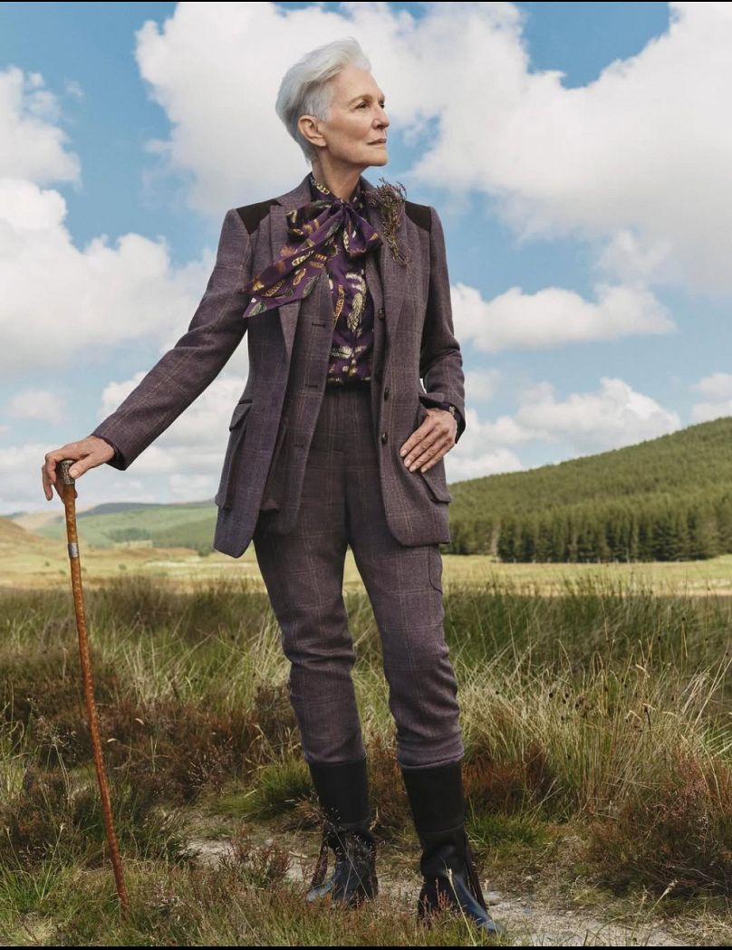 Maye Musk a skóciai Felföldön, 2025 szeptemberében