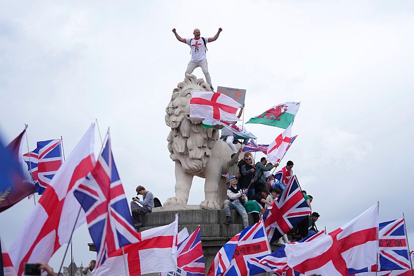 The Tommy Robinson-led Unite the Kingdom march - 13 September 2025