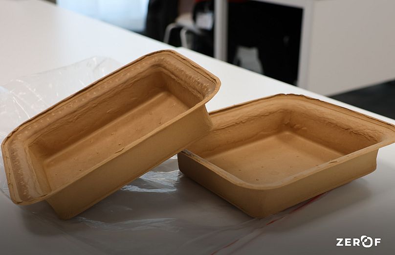 Example of food packaging developed by Zero F without PFAS.