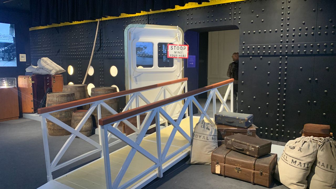 The reconstructed entrance to the liner  
