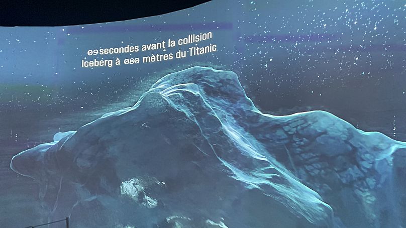 Un video animato ripercorre i minuti che precedettero la collisione con l'iceberg