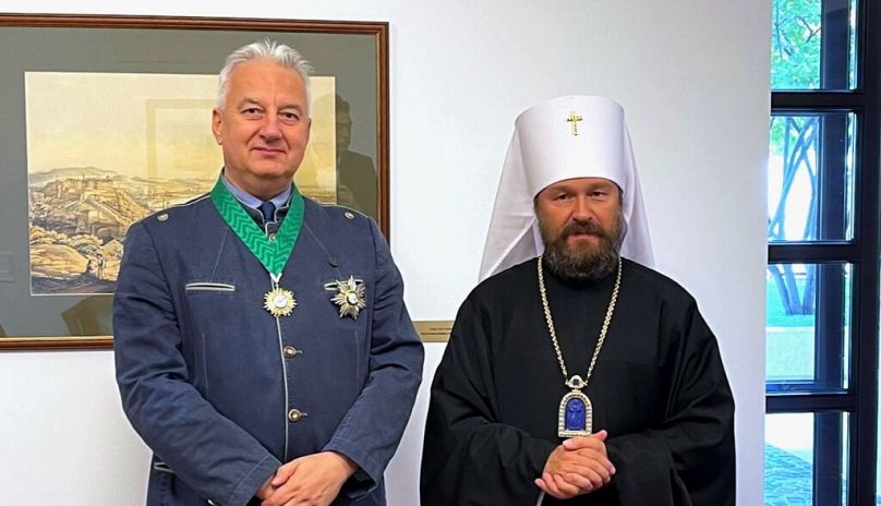 Hilarion metropolita és Semjén Zsolt miniszterelnök-helyettes 2022. szeptember 13-án