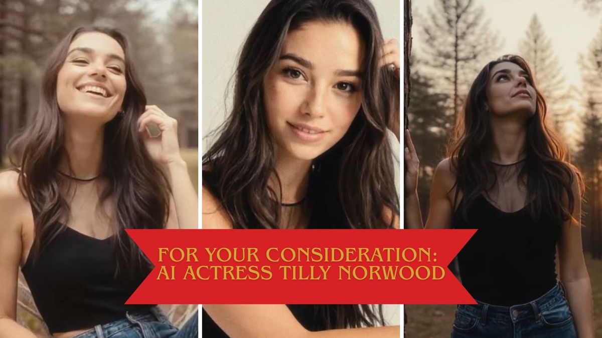 AI actress Tilly Norwood controversy image