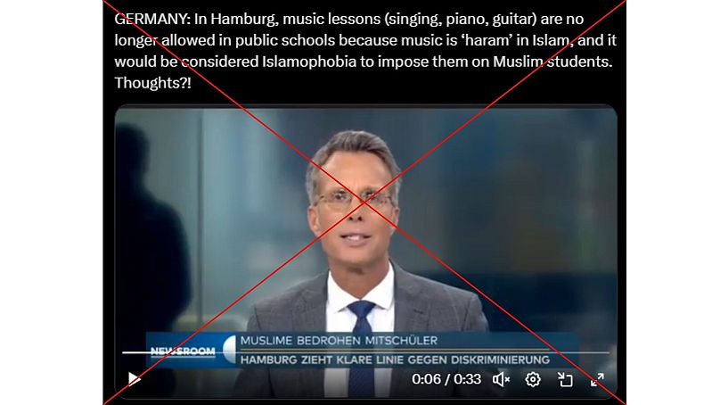 The claims in the post are false and misrepresent the video