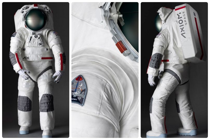 A Prada és az Axiom Space által közösen tervezett űrruha