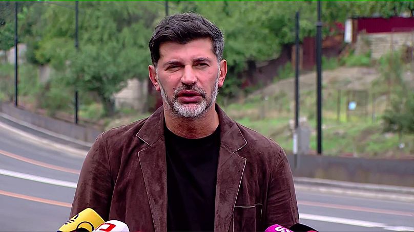 Kakhaber Kaladze, maire sortant de Tbilisi et candidat du parti rêve Géorgien