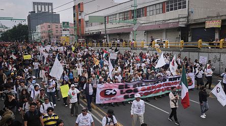 Clashes erupt at Mexico City march commemorating 1968 student massacre