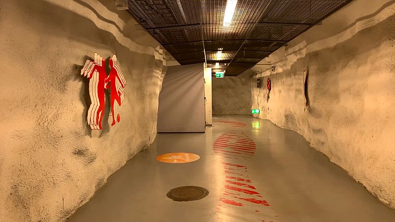 Un bunker à Helsinki en Finlande