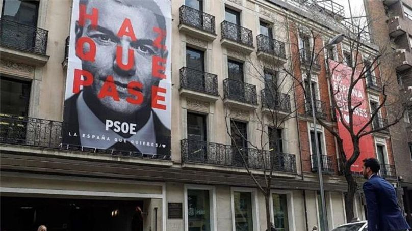 ACHIVO - Sede del PSOE en la calle Ferraz, Madrid.