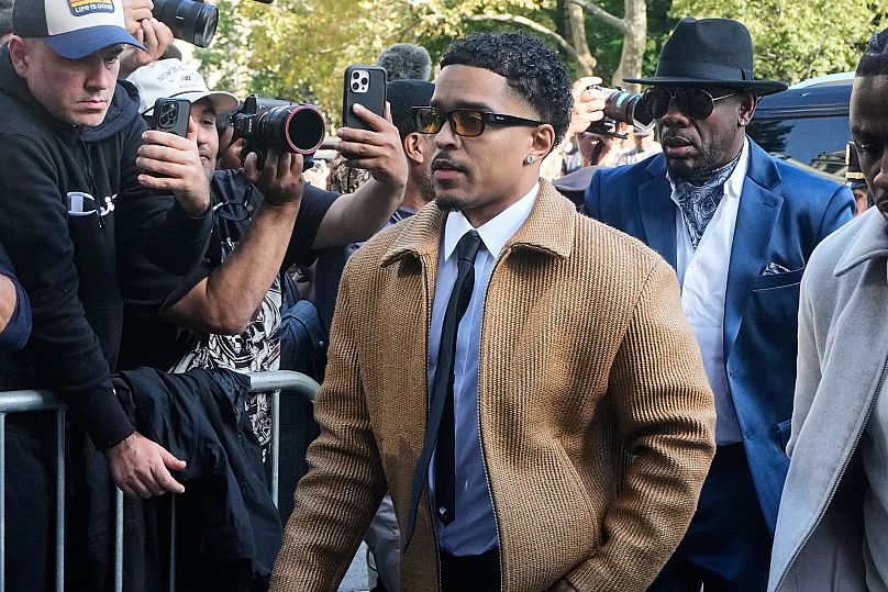 Justin Combs, Sean "Diddy" Combs' son, arrives at Federal Court in New York, 3 October, 2025