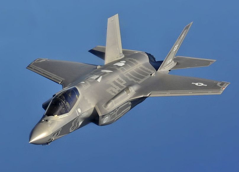 USAF F-35A Lightning II gizli savaş uçağı