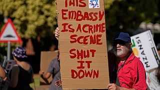 South Africans protest, demand Embassy closure and Flotilla activists' release 