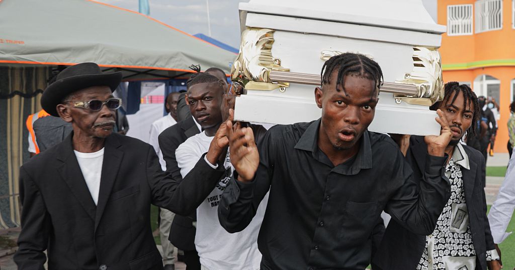 Haiti mourns victims killed by drone attack targeting gangs in Port-au-Prince