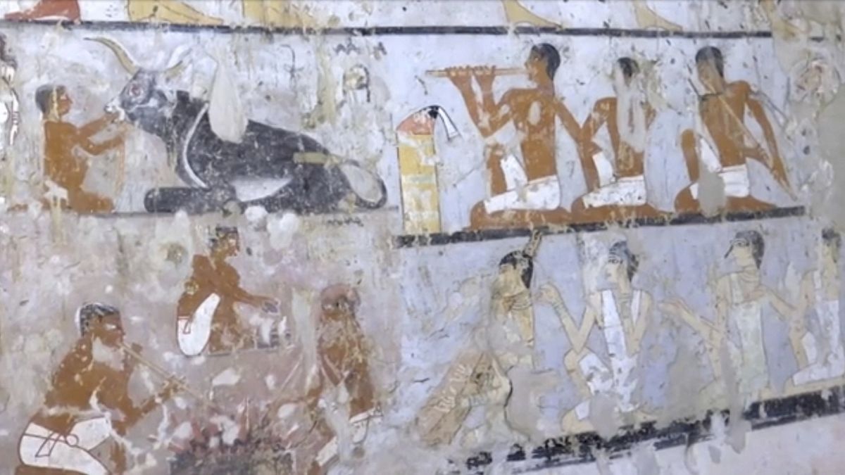 La police égyptienne recherche une peinture pharaonique rare volée dans une tombe de Saqqarah, près du Caire