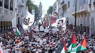 Maroc : marche pacifique de soutien à la Palestine