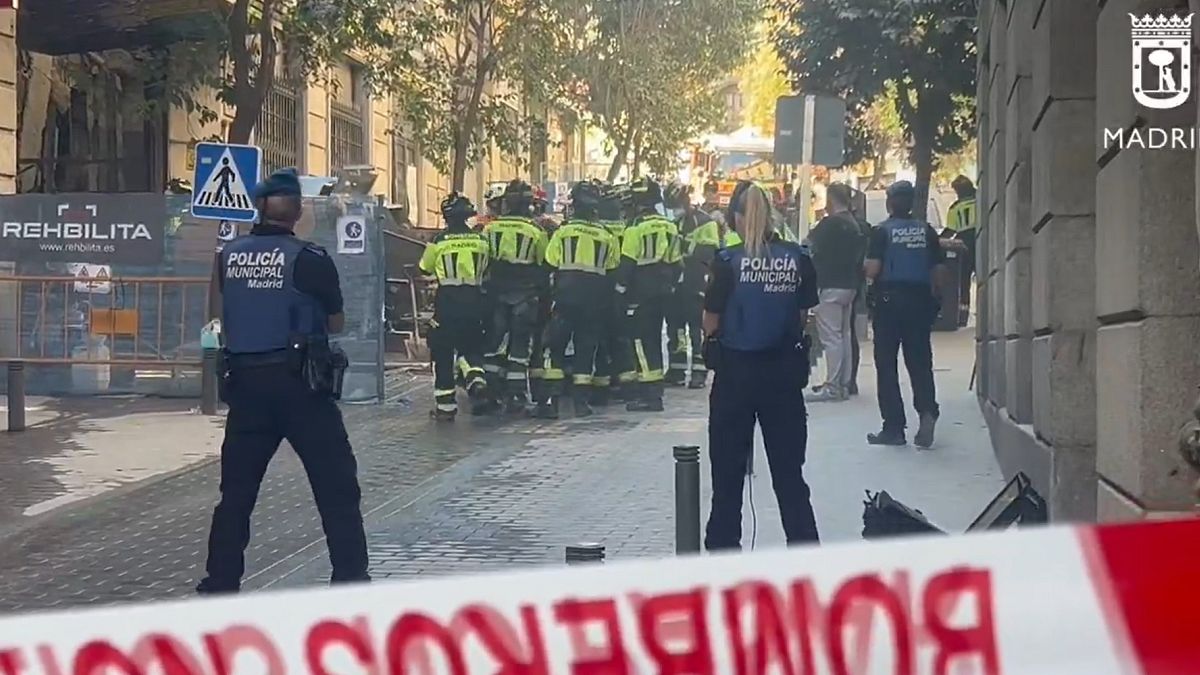 Desabamento de edifício em Madrid faz pelo menos 3 feridos e 5 desaparecidos