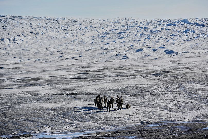 Danish military forces participate in an exercise with hundreds of troops from several European NATO members in Kangerlussuaq, 17 September, 2025