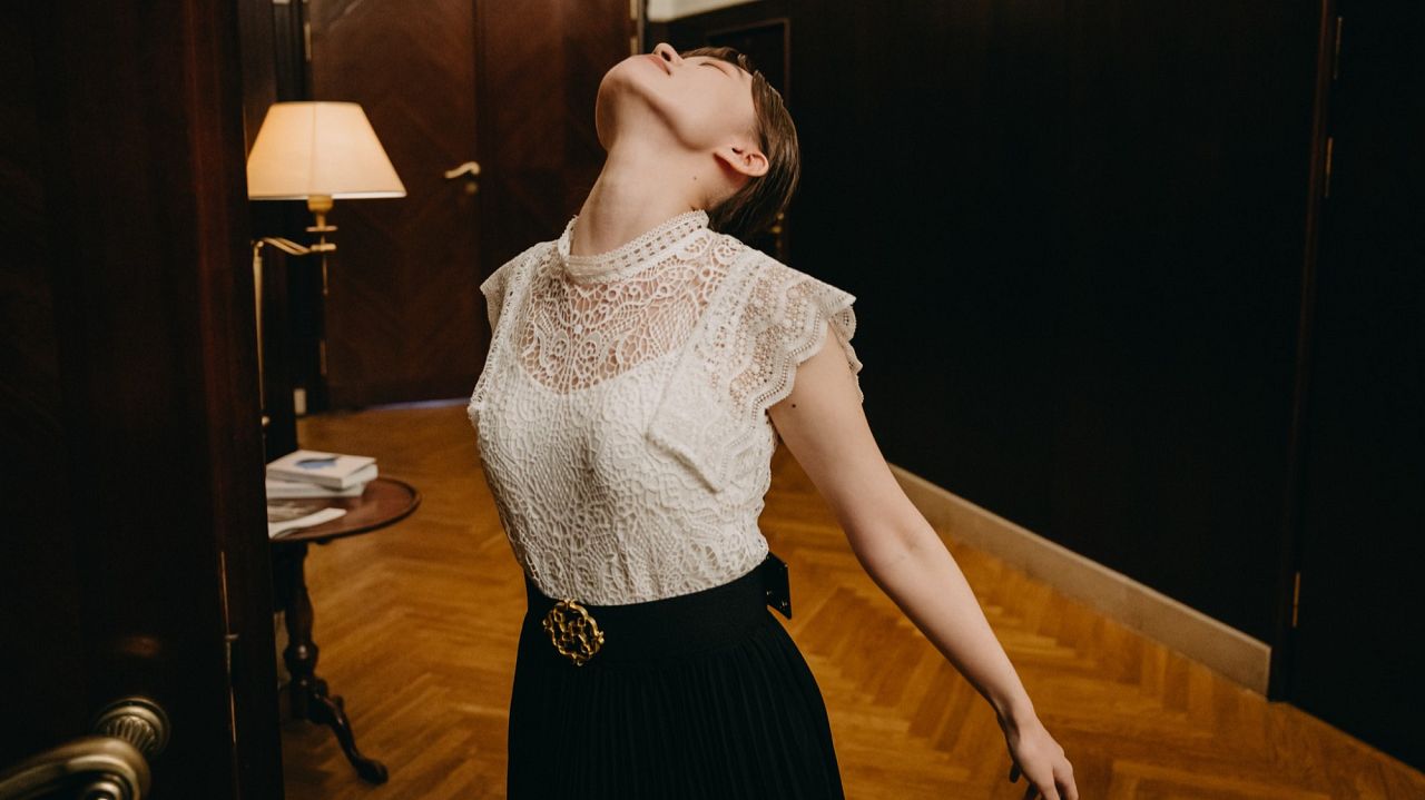 A participant in the 19th International Fryderyk Chopin Piano Competition in Warsaw.