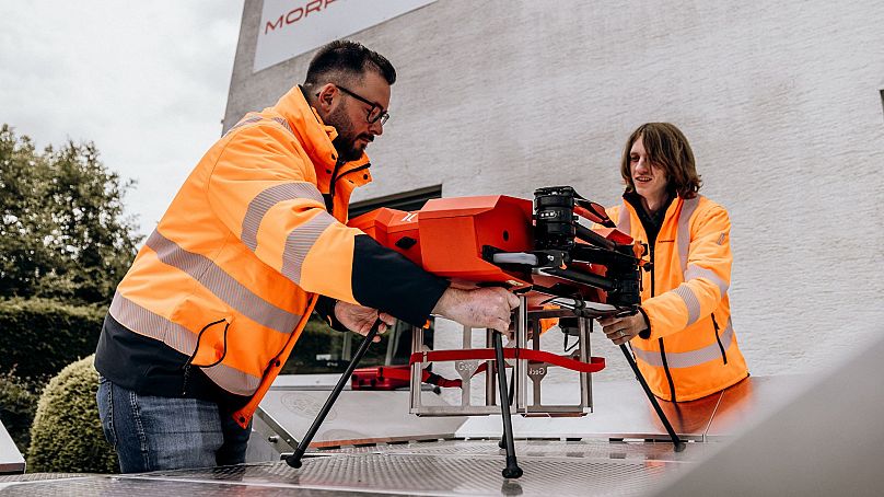 A Morpheus logistics drone