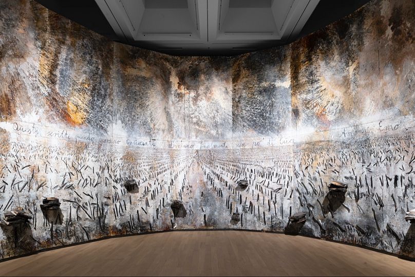 Anselm Kiefer, Questi scritti, quando verranno bruciati, daranno finalmente un po’ di luce, (2020–21)