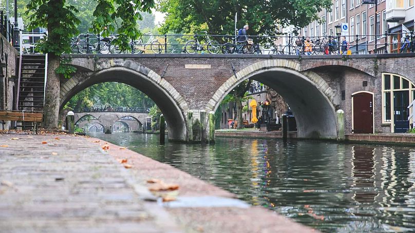 A canal in Utrecht