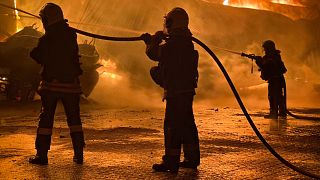 Five injured as Russian drone strike sparks major fire in Odesa region