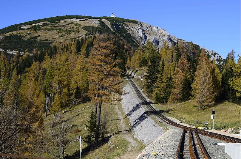 Scenic views on the Schneeberg Railway.