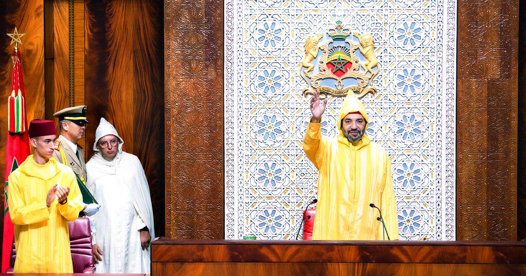 Morocco's king addresses parliament amid mounting tensions