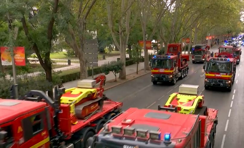La UME en el desfile del l12 de octubre 2025