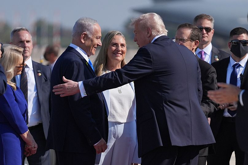 US-Präsident Donald Trump ist in Israel gelandet.
