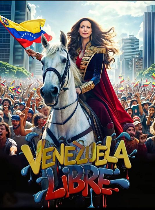 María Corina Machado, a szabad Venezuela jelképe