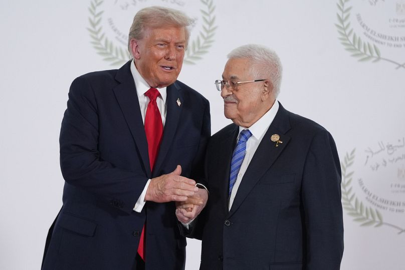 محمود عباس و دونالد ترامپ