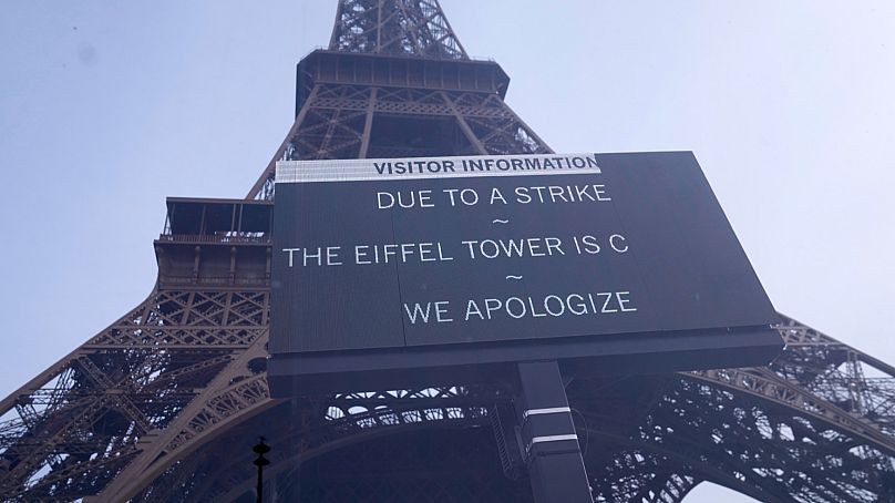 Eyfel Kulesi, Paris, 2 Ekim 2025.