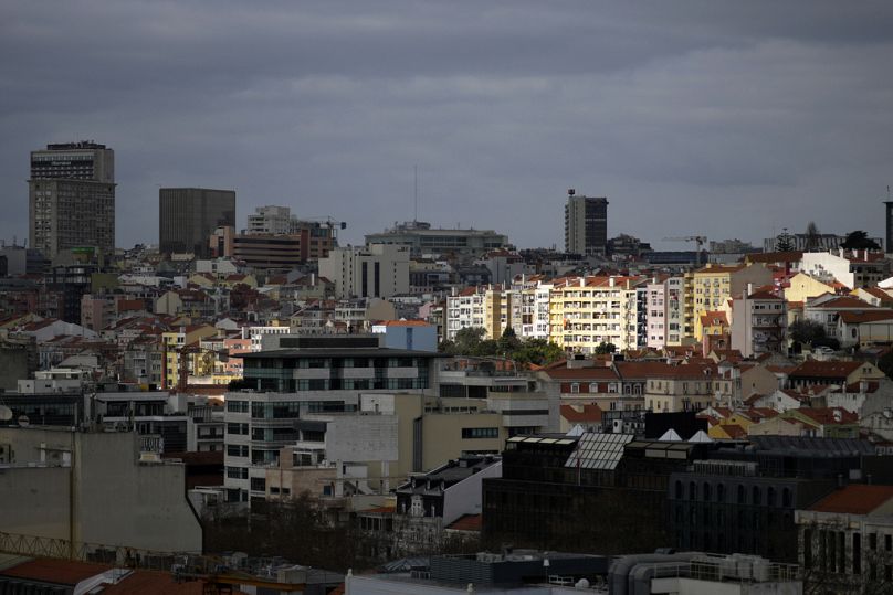 Άποψη κτιρίων στη Λισαβόνα, Δευτέρα 27 Φεβρουαρίου 2023.