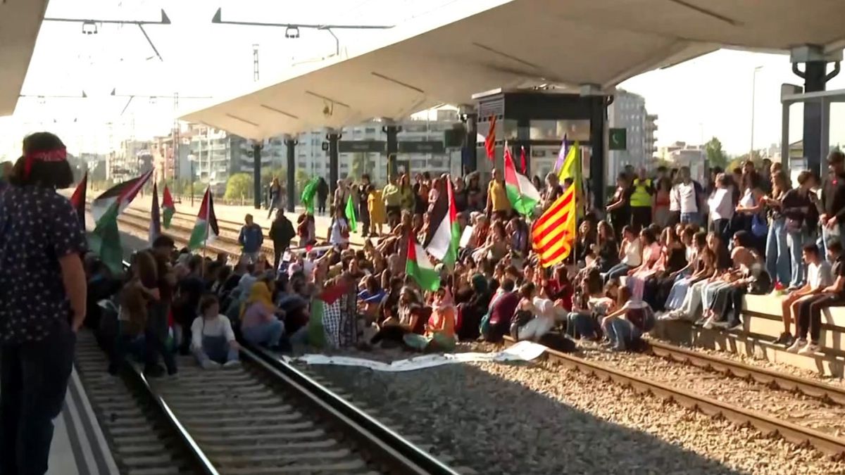 A fegyverszüneti megállapodás ellenére a palesztinok mellett demonstráltak Spanyolországban