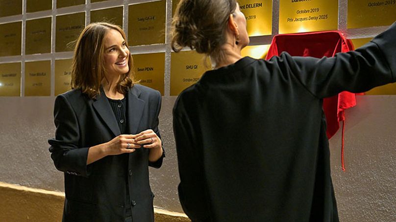 Natalie Portman's plaque is unveiled in Lyon