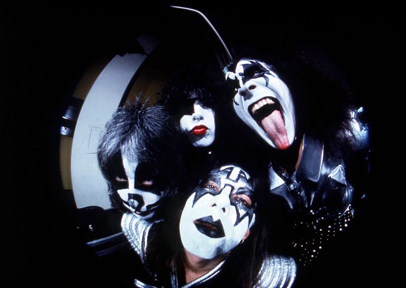 Gene Simmons, Ace Frehley, Paul Stanley και Peter Criss - 1977