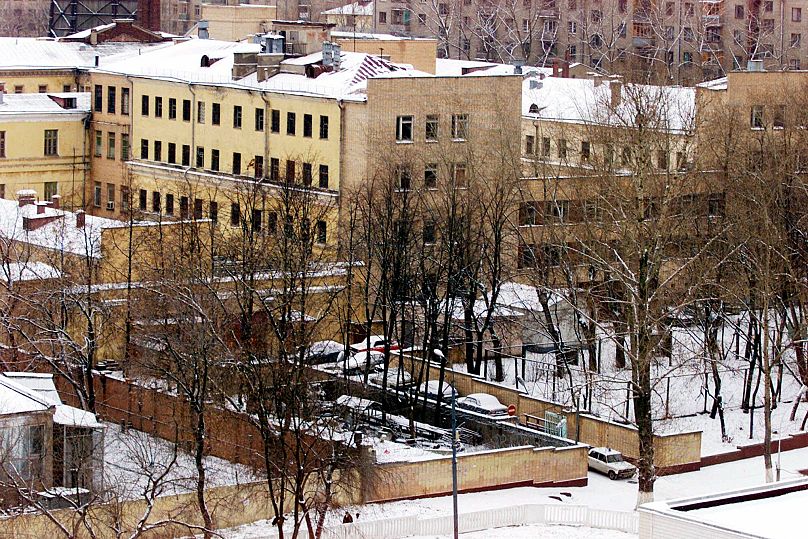Moskova'nın meşhur Lefortovo Hapishanesi'nin 9 Aralık 2000 tarihli genel görünümü