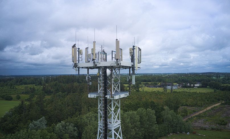 5G anteni, Hattstedt / Almanya, 2019.