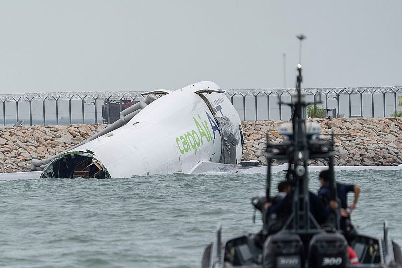 Flugzeugunglück in Hong Kong